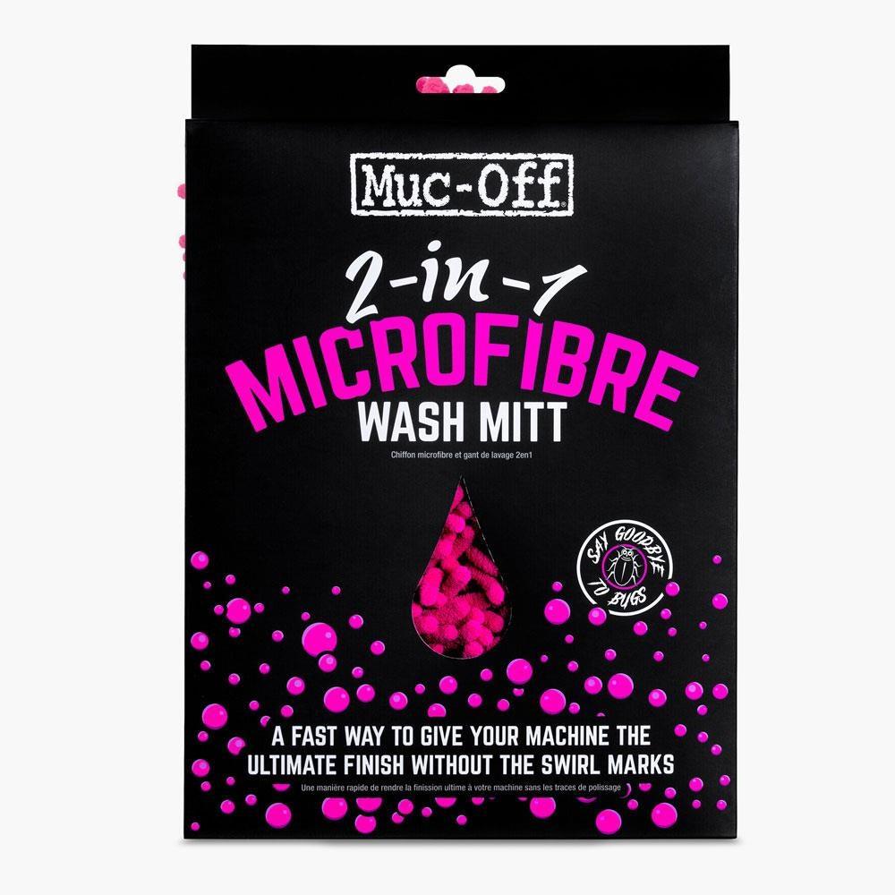 Muc-Off 2-in-1 Chenille Microfibre Wash Mitt - Sprocket & Gear
