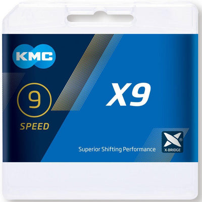KMC X9 Grey Chain - Sprocket & Gear