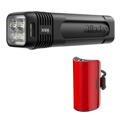 Knog Blinder Pro 900 + Cobber Med 170 Bike Light Set
