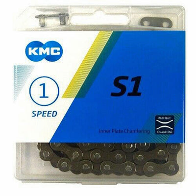 KMC S1 Wide Brown Single Speed Chain - Sprocket & Gear