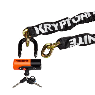 Kryptonite New York Chain (12 mm/100 cm) - with Ev Series 4 Disc Lock 14mm