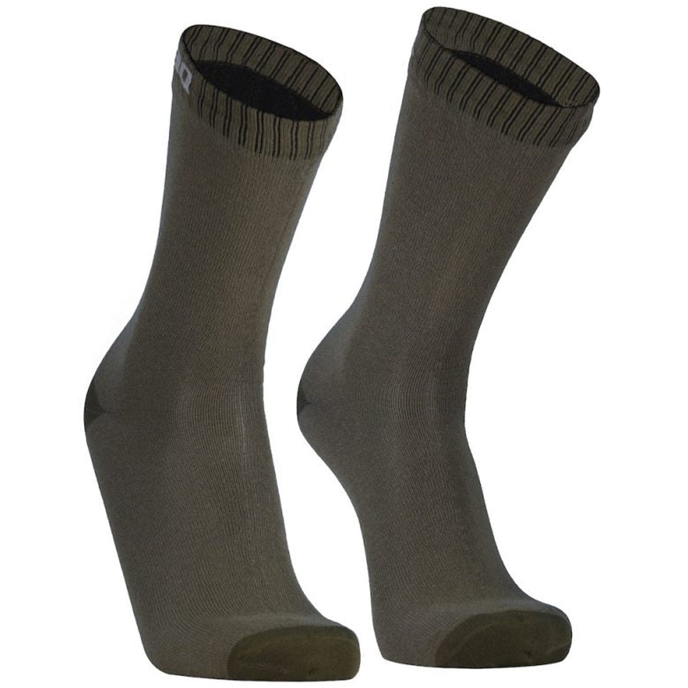 Dexshell Waterproof Ultra Thin Crew Socks Olive Green