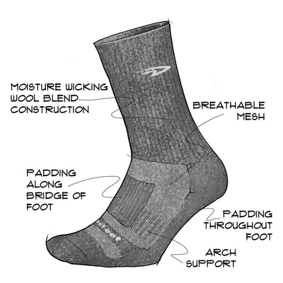 DeFeet Woolie Boolie 4" Socks - Charcoal - Sprocket & Gear