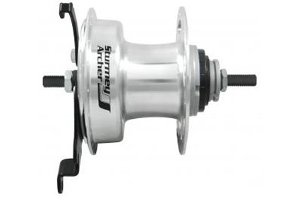 Sturmey Archer Hub 3 Speed 90mm Drum Brake 36H Silver