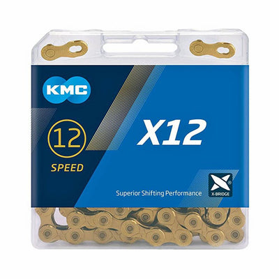 KMC X12 12 Speed Chain - 126 Link Gold