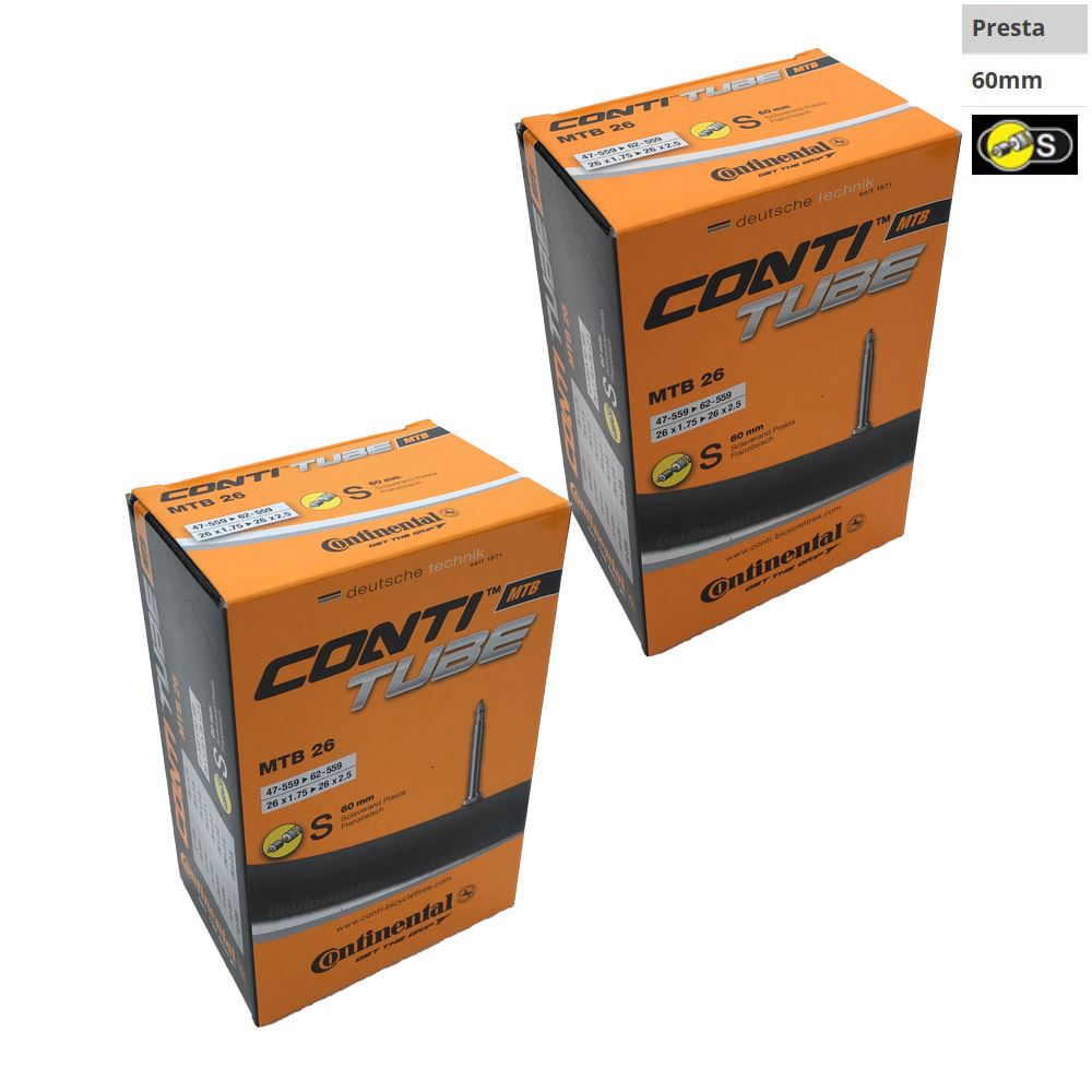 Continental 26" DH MTB Inner Tube (Schrader) (2.5 - 2.7") (40mm) - Performance Bicycle - View #4