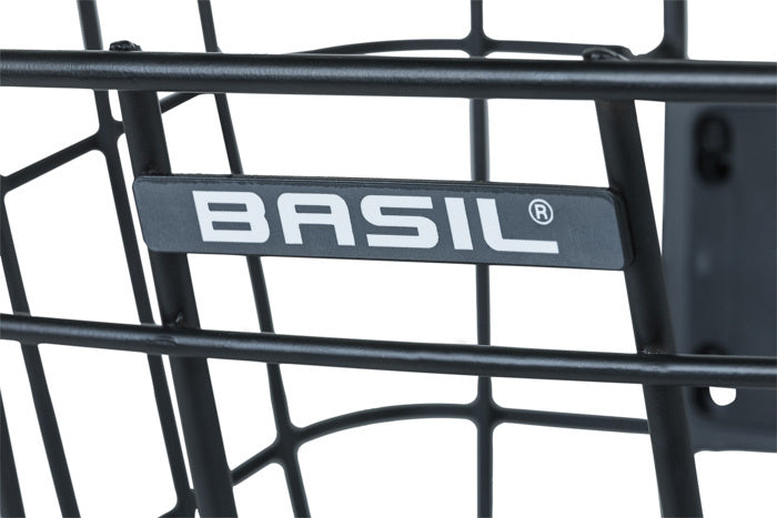 Basil Bremen Alu KF Front Bicycle Basket - Black