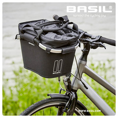 Basil Classic Carry All KF Front Bicycle Basket - Black