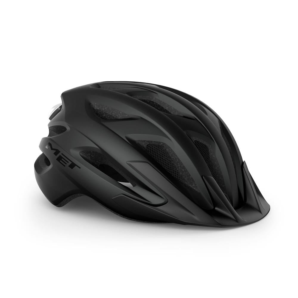 MET Crossover Mountain Bike Helmet for Trekking and E-Bike with Integrated LED Light – Sprocket & Gear MET Crossover Mountain Bike Helmet for Trekking and E-Bike with Integrated LED Light – Sprocket & Gear