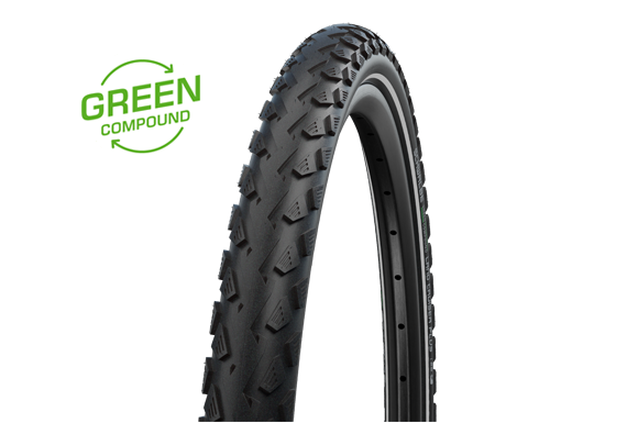 Schwalbe Land Cruiser Plus 37-622 (28 X 1,40) - Copertone Bici Green Compound, Eco-Sostenibile