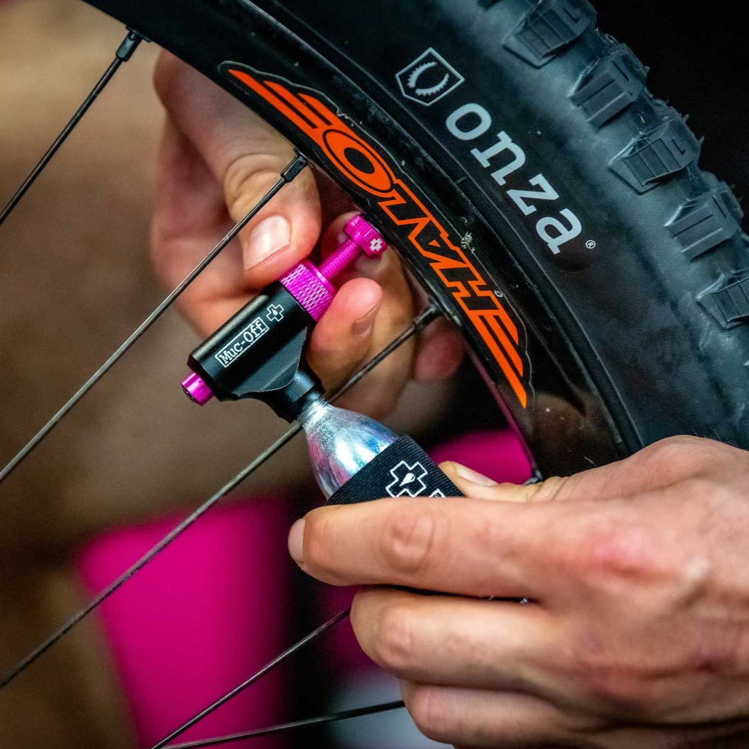 Muc-Off CO2 MTB Tyre Inflator Kit 25g – Sprocket Gear