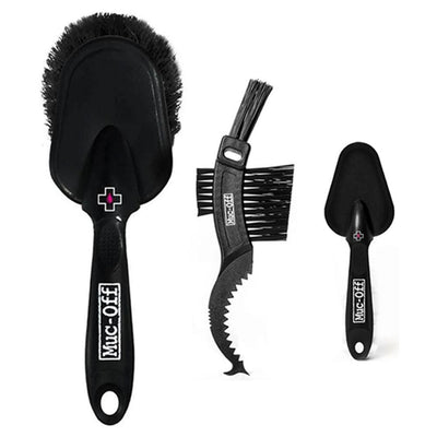 Muc-Off 3x Premium Brush Cleaning Kit - Sprocket & Gear