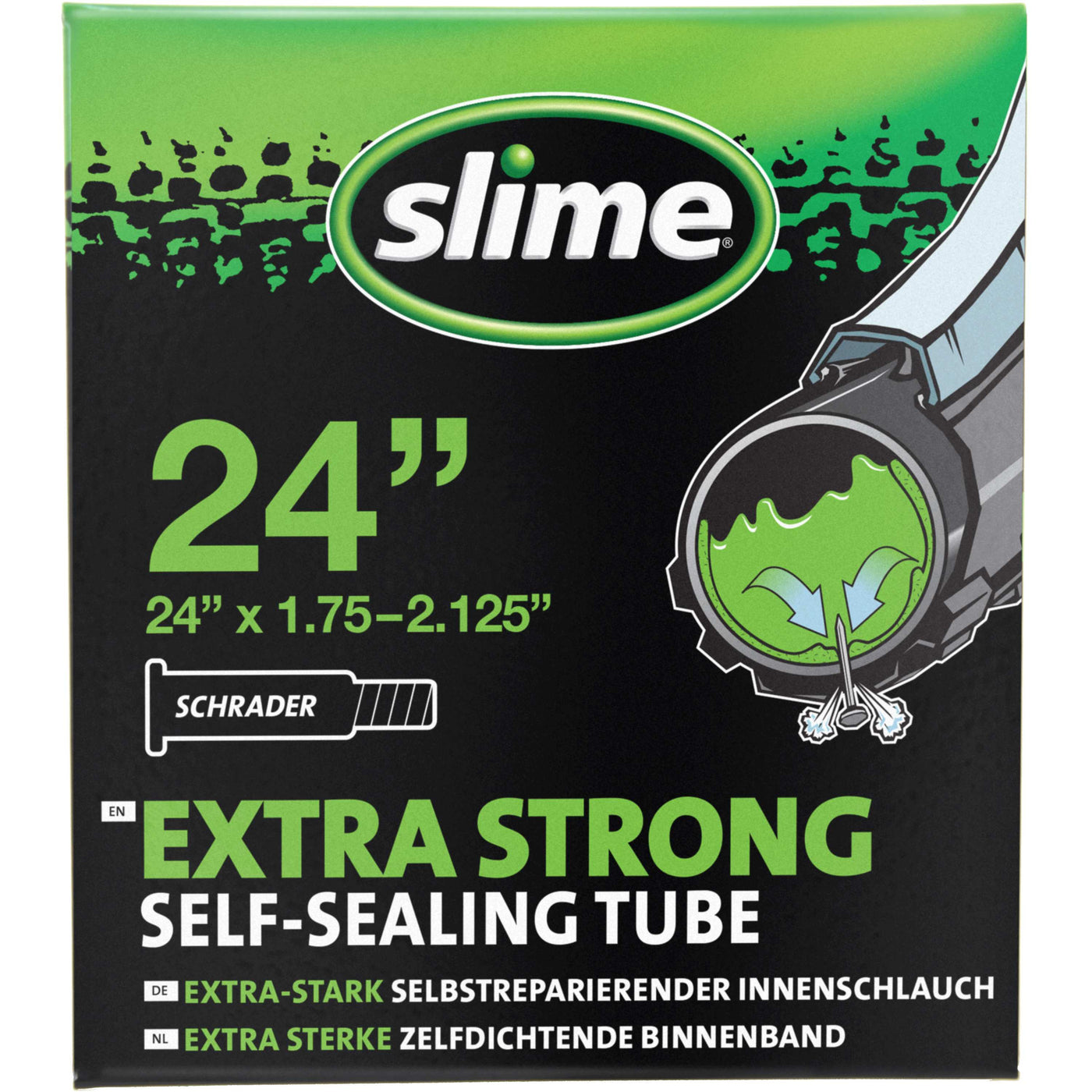 Slime Smart Tube - 24" x 1.75-2.125 - Schrader Valve